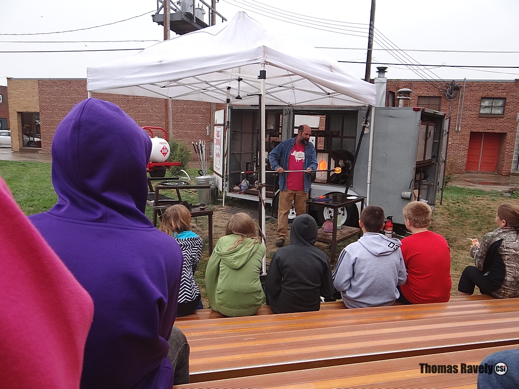 The Arts Park. Glass Blowing May 6, 2015. CSi Photos